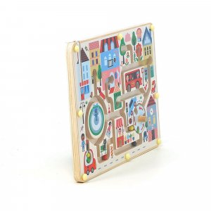 Labyrinthe magnétique ma petite ville ingela p.arrhenius Vilac