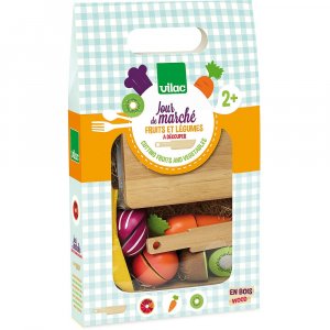 Fruits et légumes à découper jour de marché Vilac