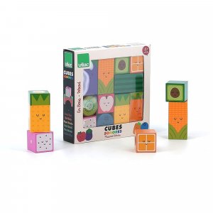Cubes sonores fruits et légumes andy westface Vilac