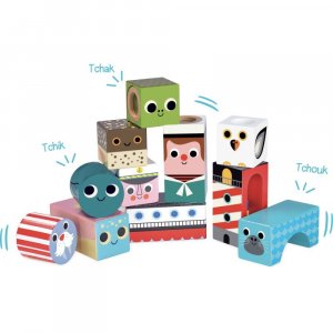 Jouet d'éveil bébé cubes sonores de la mer ingela p. arrhenius Vilac