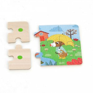Coffret de 4 puzzles en bois - les 4 saisons Vilac