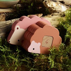 Puzzles 3d en bois animaux à compter et associer Vilac