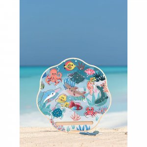 Puzzle magnétique pêche à la ligne les océans Vilac