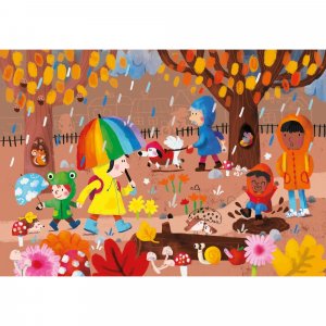 Livre puzzles pour enfant les 4 saisons Vilac