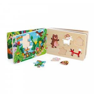 Livre puzzles pour enfant le voyage Vilac