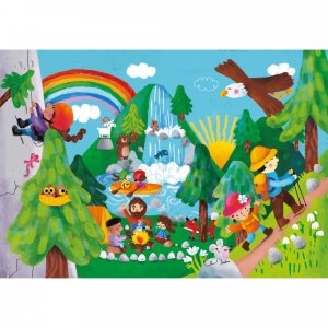 Livre puzzles pour enfant le voyage Vilac