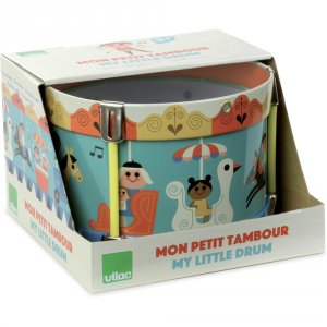 Jouet musical tambour en métal ingela p.arrhenius Vilac