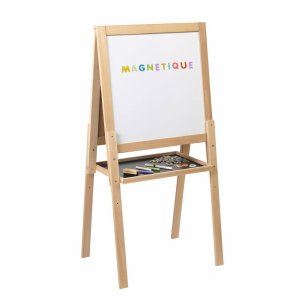 Grand tableau en bois double face pour enfant Vilac