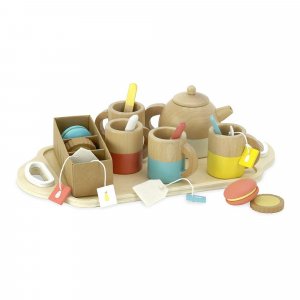 Dinette en bois pour enfant service à thé Vilac
