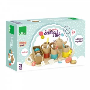 Dinette en bois pour enfant service à thé Vilac