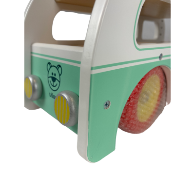 Les imparfaits - porteur minibus 2 en 1 en bois