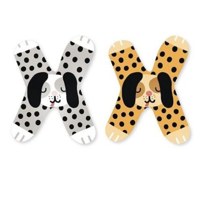 Lettre x en bois m.carlslund