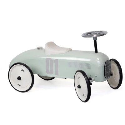 Porteur voiture vintage sauge