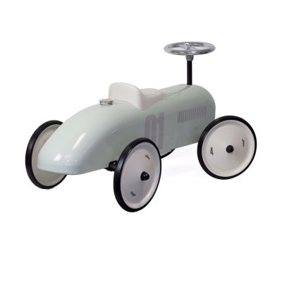 Porteur voiture vintage sauge