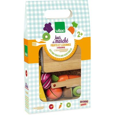 Fruits et légumes à découper jour de marché