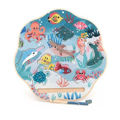 Puzzle magnétique pêche à la ligne les océans