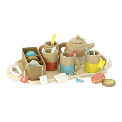 Dinette en bois pour enfant service à thé