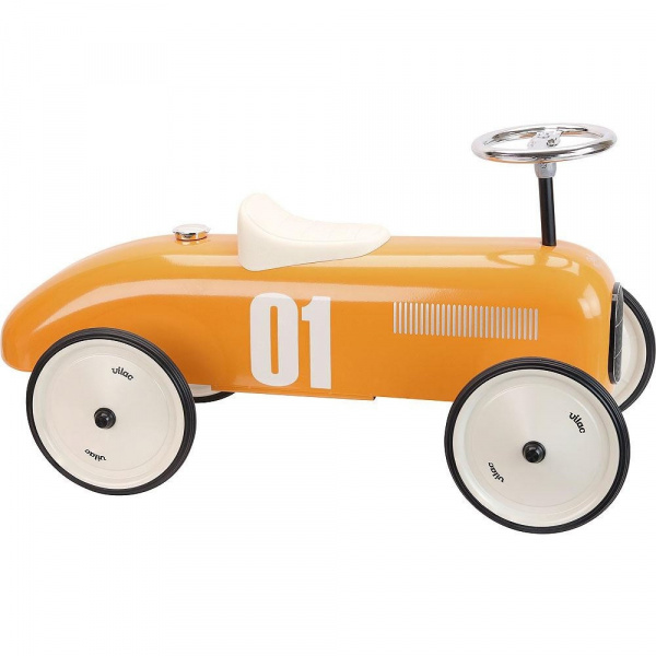 Porteur voiture vintage orange Vilac