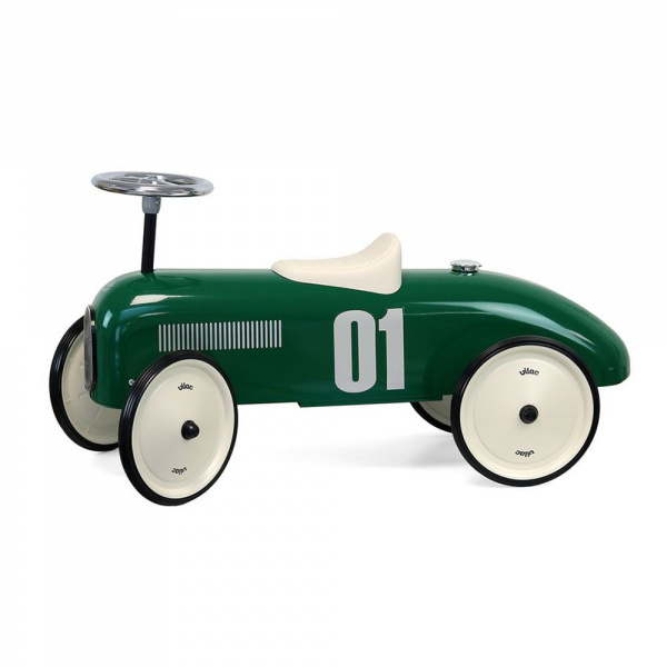 Porteur voiture vintage vert so british Vilac
