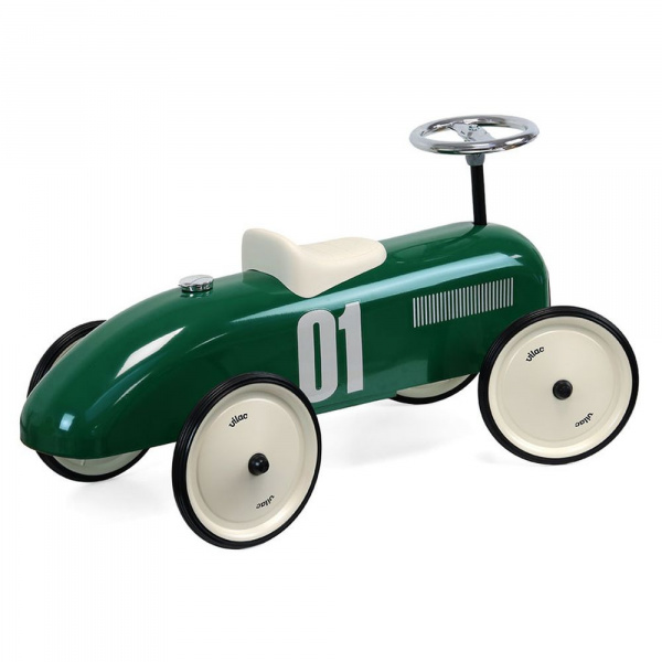 Porteur voiture vintage vert so british Vilac