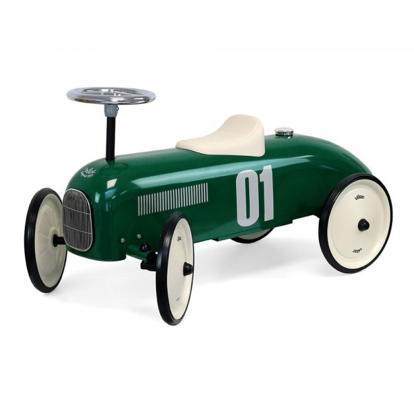 Porteur voiture vintage vert so british Vilac