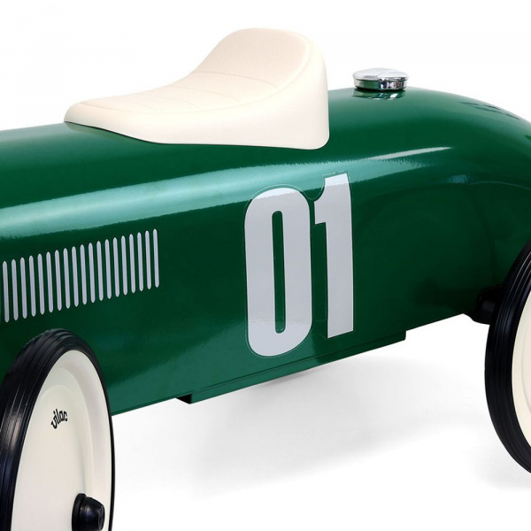 Porteur voiture vintage vert so british Vilac