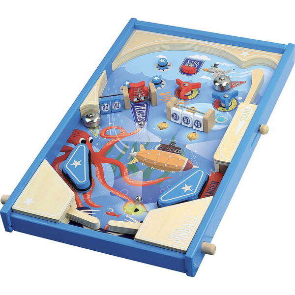 Flipper en bois pour enfant sous la mer Vilac