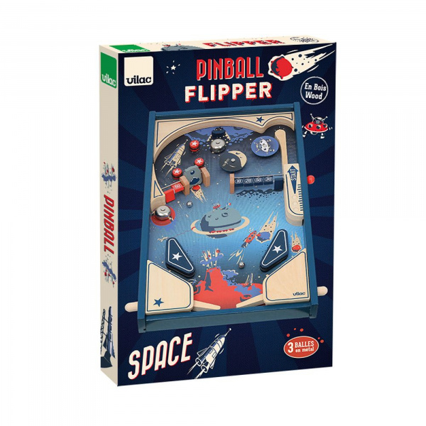 Flipper en bois pour enfant espace Vilac
