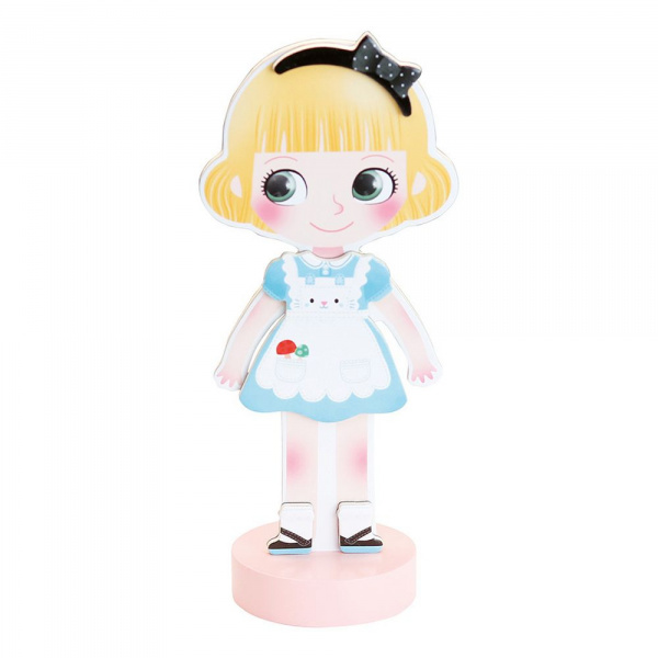 Jeu enfant poupée magnétique mia à habiller Vilac