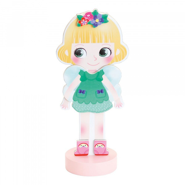 Jeu enfant poupée magnétique mia à habiller Vilac