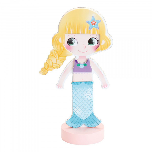 Jeu enfant poupée magnétique mia à habiller Vilac