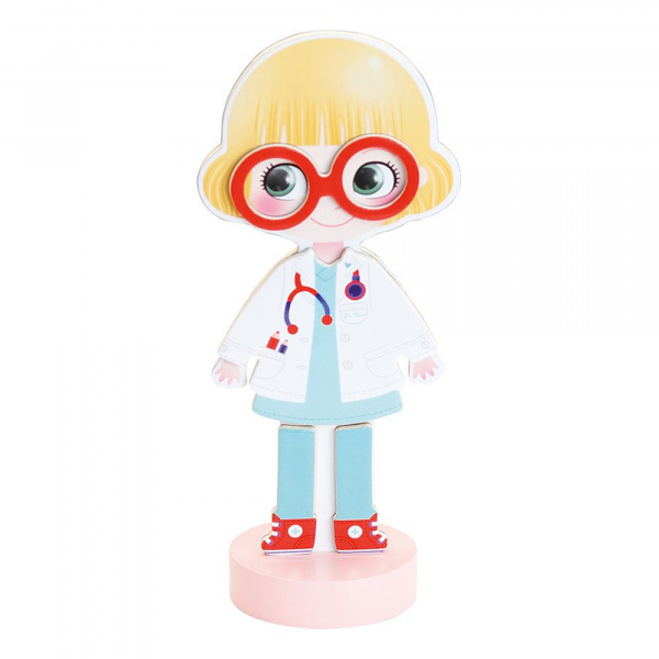 Jeu enfant poupée magnétique mia à habiller Vilac