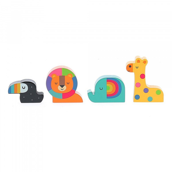 Train des animaux en bois aimantés pour enfant - andy westface Vilac