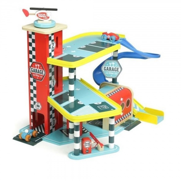 Jouet en bois garage vilacity Vilac