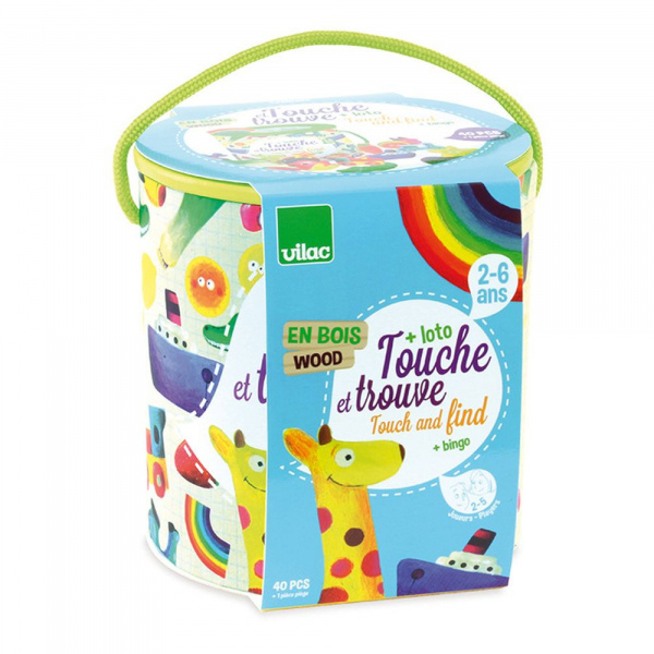 Jeu de reconnaissance touche et trouve Vilac