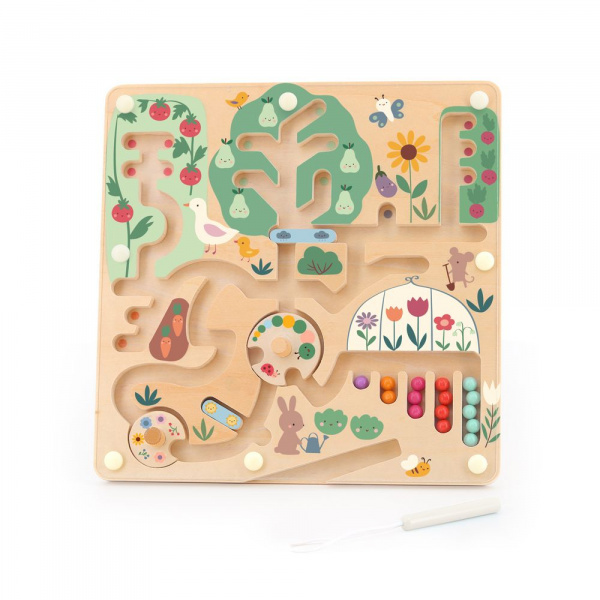 Labyrinthe magnétique cueillette au jardin sarah betz Vilac