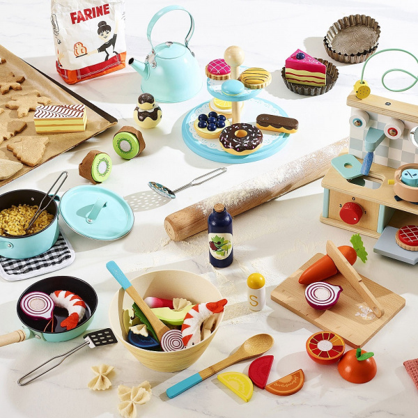 Fruits et légumes à découper jour de marché Vilac