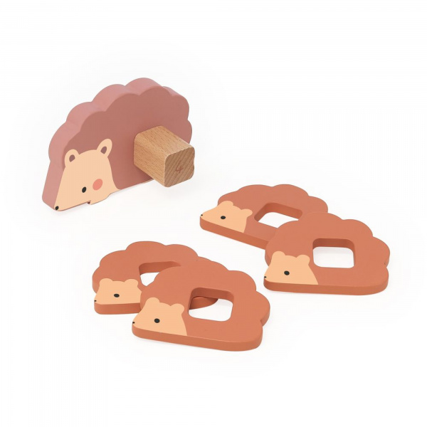 Puzzles 3d en bois animaux à compter et associer Vilac