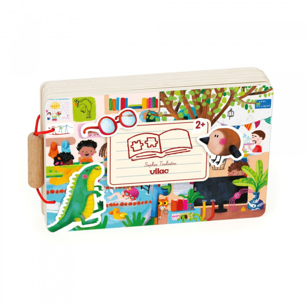 Livre puzzles pour enfant les activités Vilac