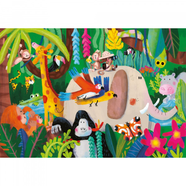 Livre puzzles pour enfant le voyage Vilac