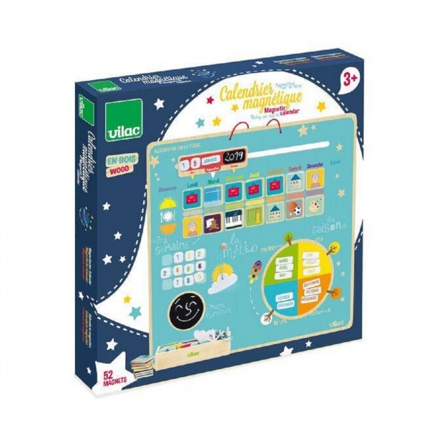 Semainier magnétique aujourd'hui sur la terre Vilac