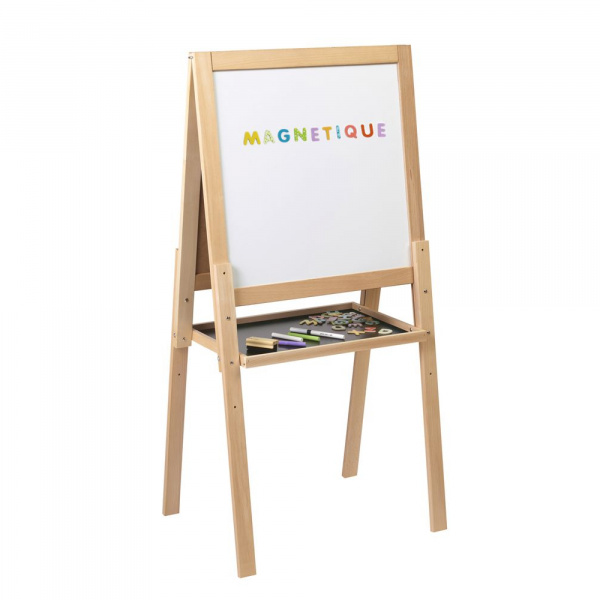 Grand tableau en bois double face pour enfant Vilac