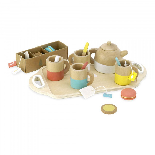 Dinette en bois pour enfant service à thé Vilac
