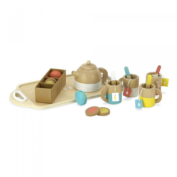 Dinette en bois pour enfant service à thé Vilac