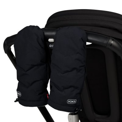 Moufles de poussette adulte black