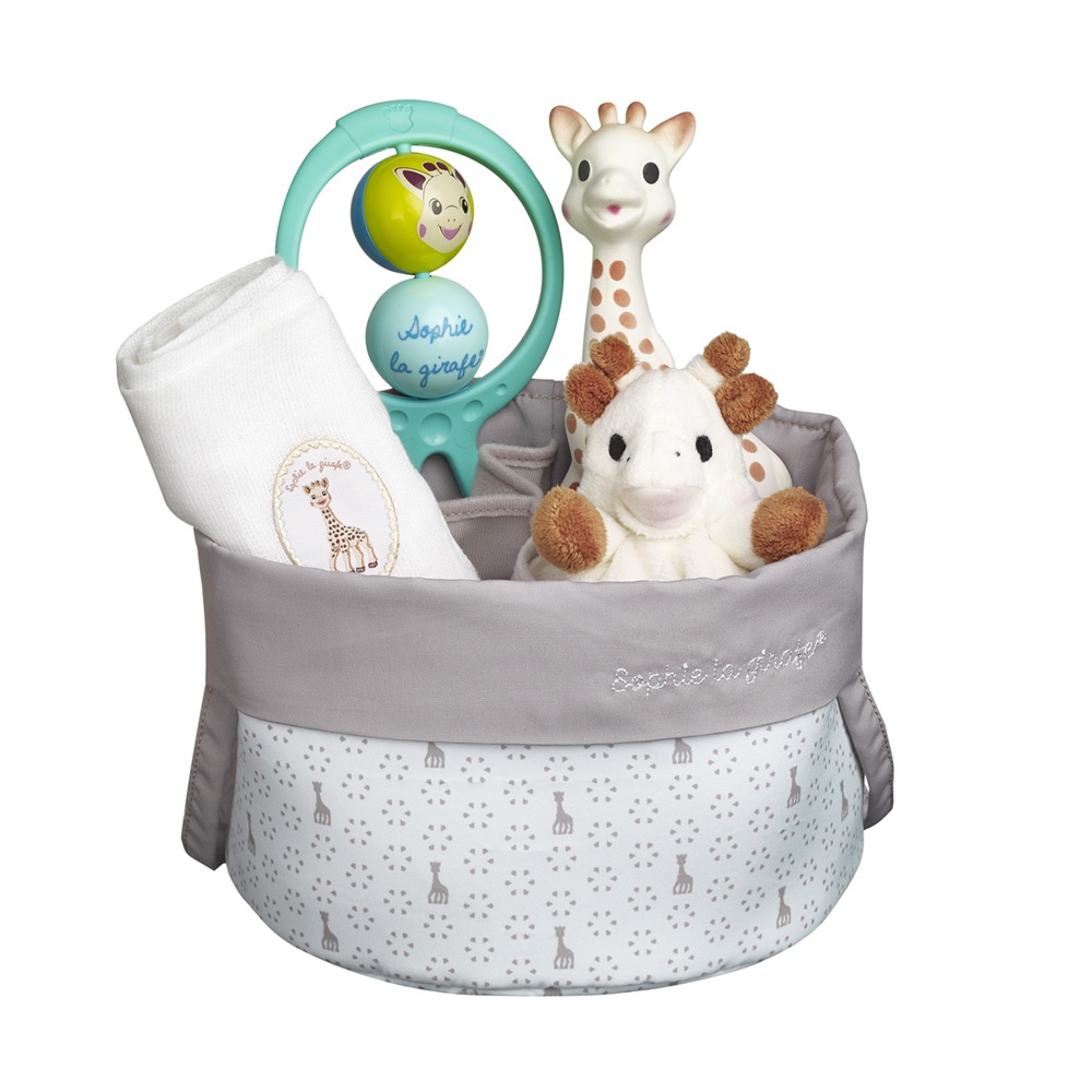 Coffret naissance mon trousseau blanc Sophie La Girafe