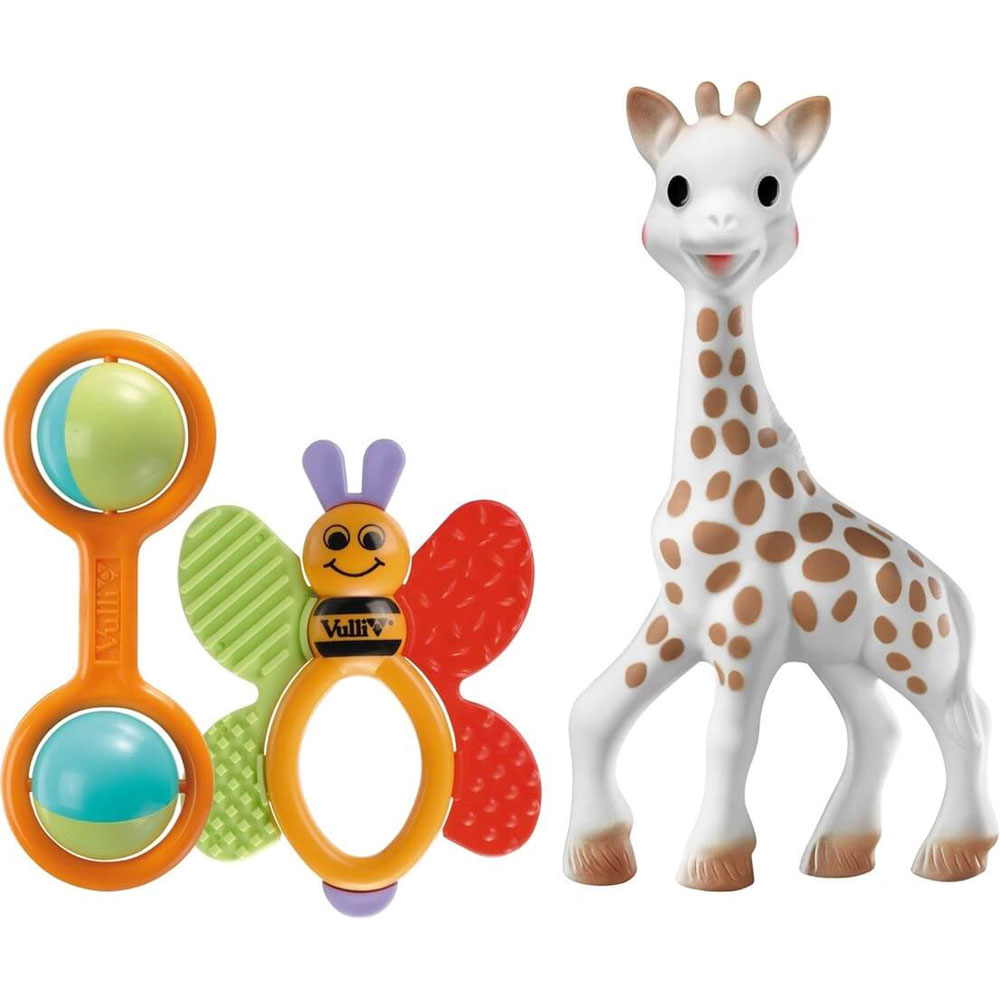 Coffret « eveil des sens » sophie la girafe de Vulli sur allobébé