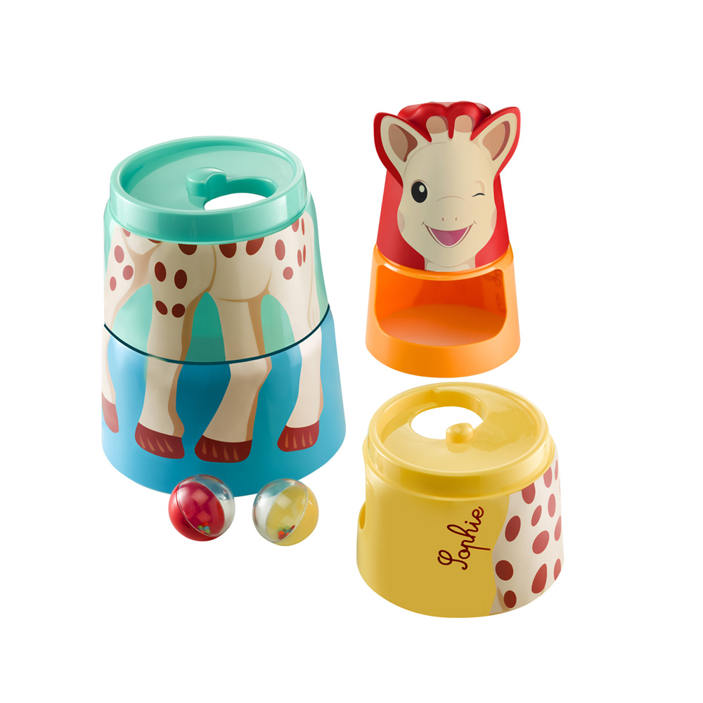 Coffret de bain Sophie La Girafe Vulli : King Jouet, Activités d'éveil  Vulli - Jeux d'éveil