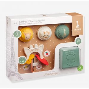 Les imparfaits - coffret d'éveil des 5 sens coffret éveil des 5 sens (cube + anneau de dentition + balles musicales) Vulli