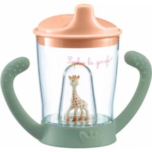 Tasse anti-fuite mascotte pastel sophie la girafe Vulli